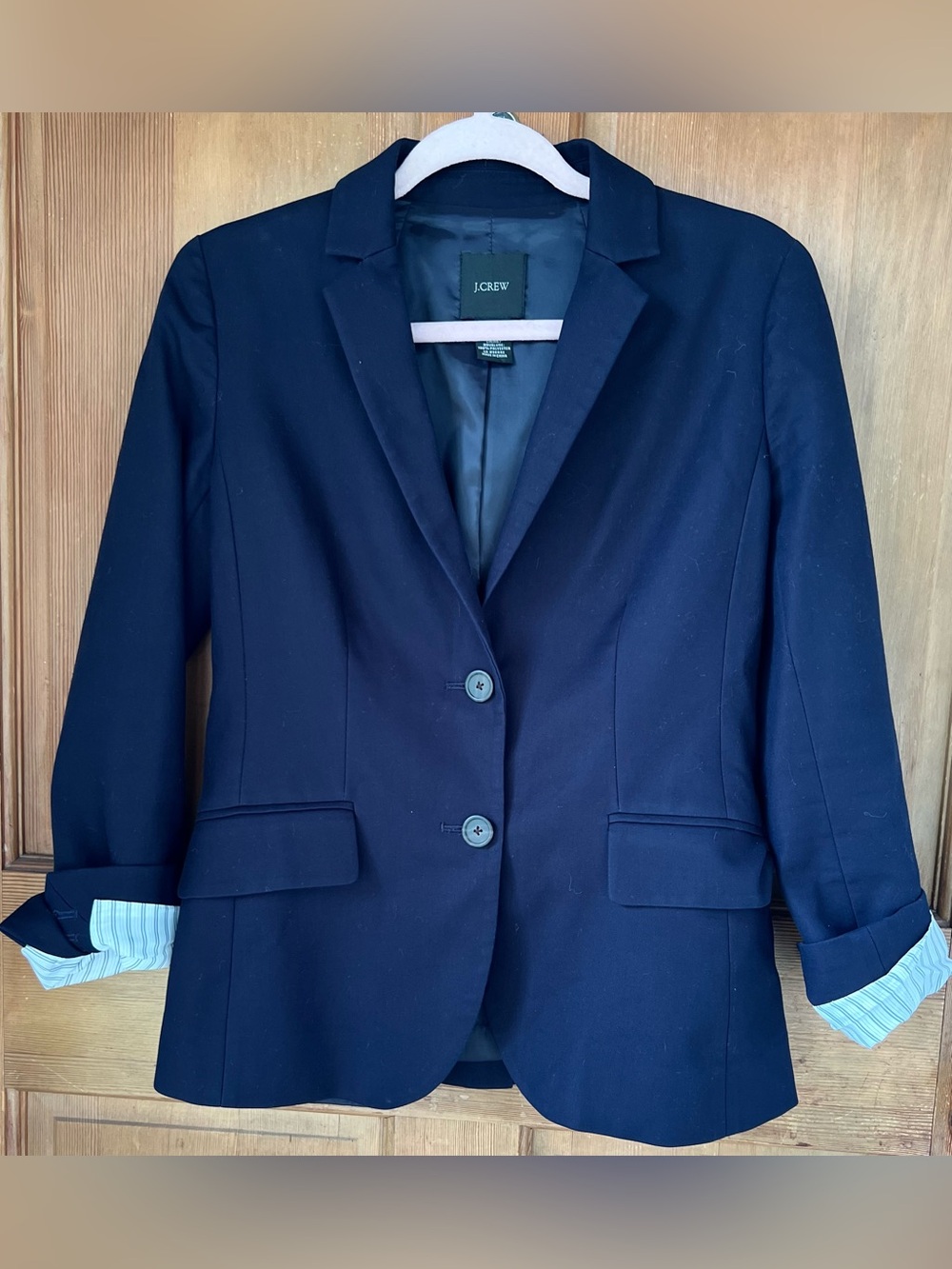 J Crew Navy Blue Blazer Jacket 2